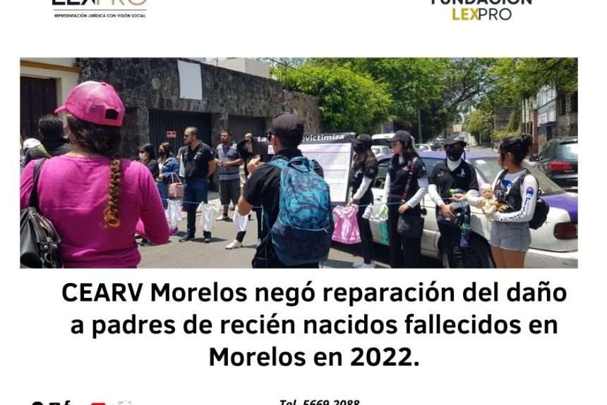 CEARV Morelos negó reparación del daño a padres de recién nacidos fallecidos en Morelos en 2022.