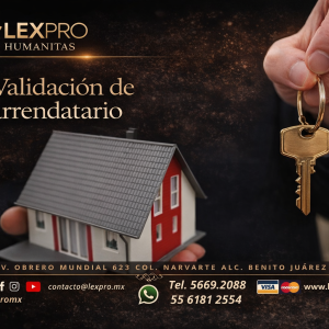 Validación de riesgos del arrendatario.