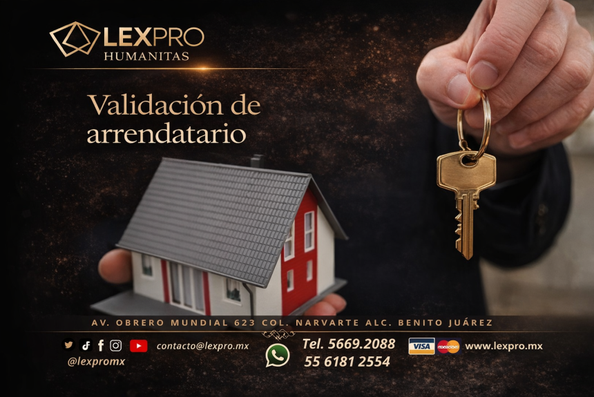 Validación de riesgos del arrendatario.