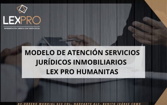 MODELO DE ATENCIÓN SERVICIOS JURÍDICOS INMOBILIARIOS