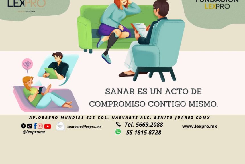 Sanar es un acto de compromiso contigo mismo.￼